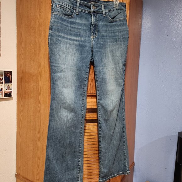 Not Your Daughters Denim Jeans Women 6P Petite Bootcut Stretch Wash Heyburn NYDJ - Picture 1 of 9